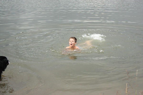Společné koupání - červenec 2009